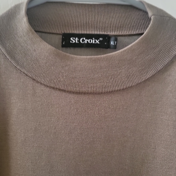 St. Croix Other - St. Croix Men's Classic Brown Crewneck Sweater